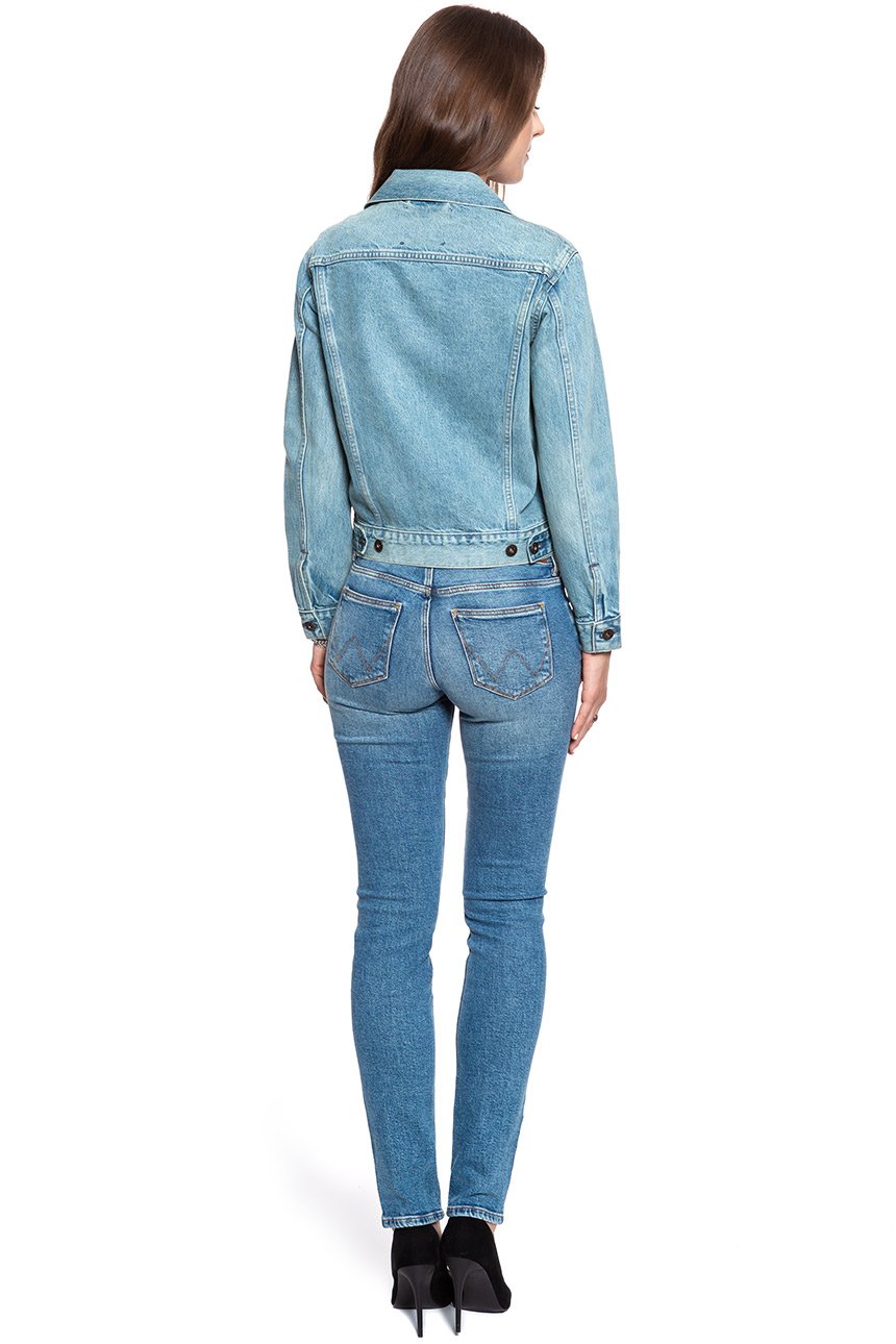 LEVI’S JAPAN BOYFRIEND TRUCKER JACKET DAMSKA KURTKA JEANSOWA JEANS DŻINSOWA BLUE 275500018