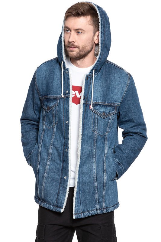 levi's commuter hooded trucker jacket