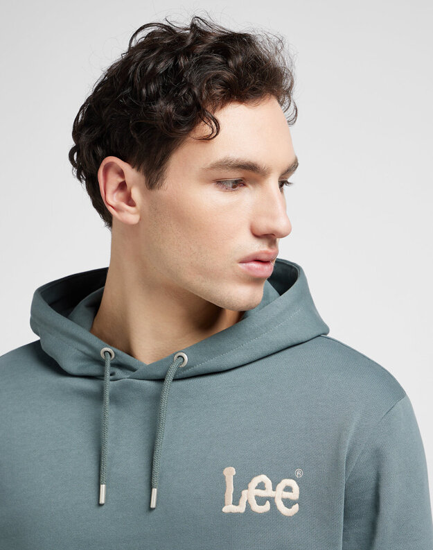 MĘSKA BLUZA Z KAPTUREM LEE CORE HOODIE SUMMIT 112351146