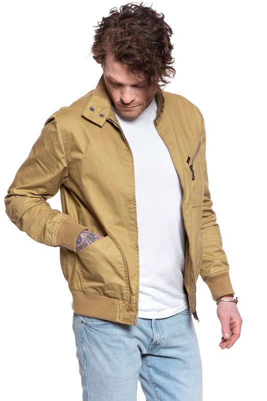 MĘSKA KURTKA PRZEJŚCIOWA LEE HARRINGTON JACKET SAFARI L86LTOSH