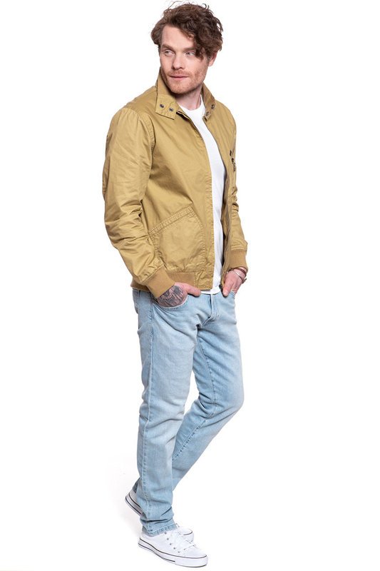 MĘSKA KURTKA PRZEJŚCIOWA LEE HARRINGTON JACKET SAFARI L86LTOSH