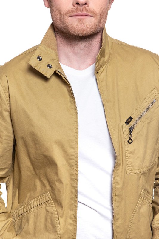 MĘSKA KURTKA PRZEJŚCIOWA LEE HARRINGTON JACKET SAFARI L86LTOSH