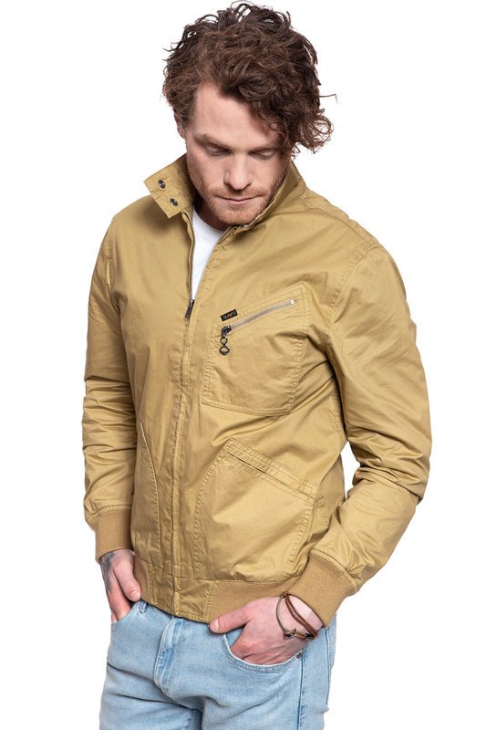 MĘSKA KURTKA PRZEJŚCIOWA LEE HARRINGTON JACKET SAFARI L86LTOSH