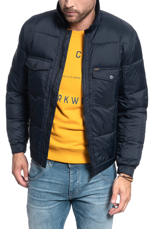 MĘSKA KURTKA PRZEJŚCIOWA LEE LT CHETOPA PUFFER BLACK L86MSZ01
