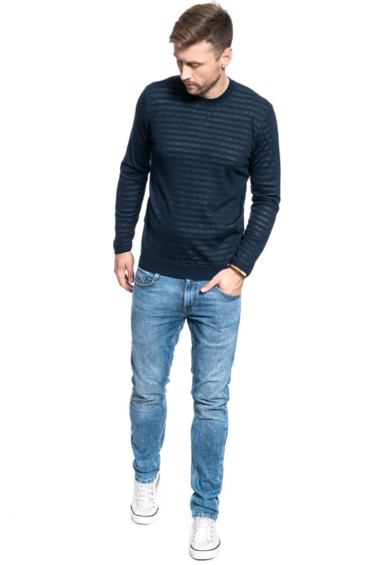 MĘSKI SWETER MUSTANG EMIL C STRIPE 1009131 5323