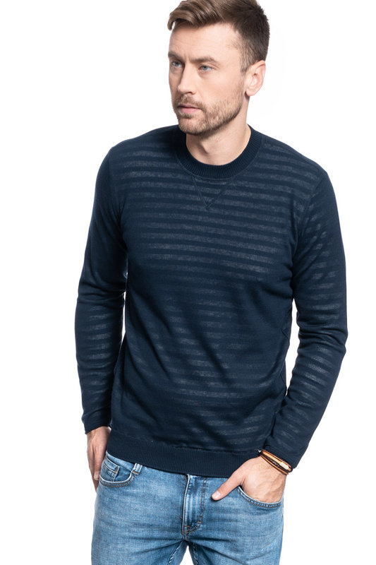 MĘSKI SWETER MUSTANG EMIL C STRIPE 1009131 5323