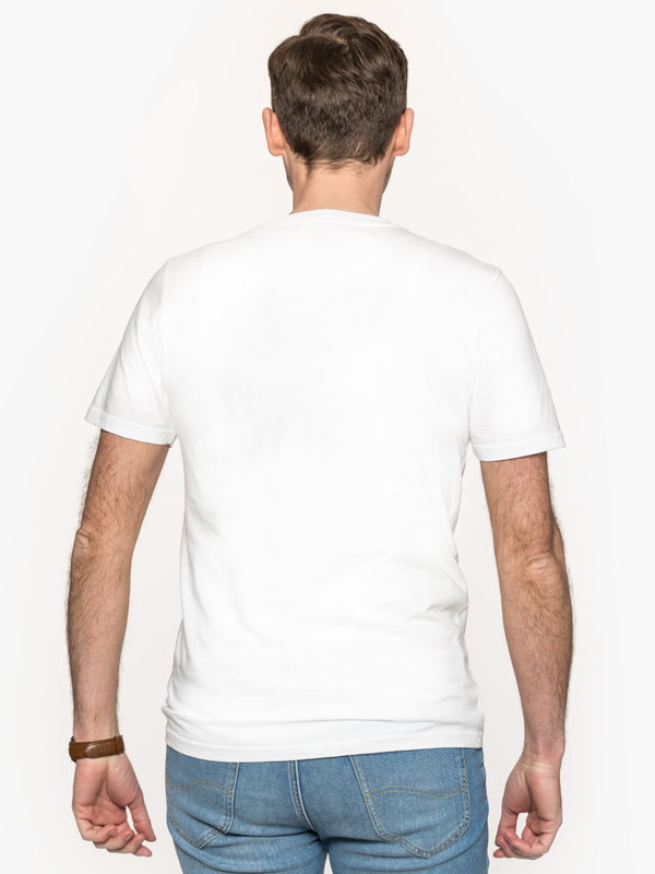 MĘSKI T-SHIRT LEE LEE JEANS TEE BRIGHT WHITE L65LFELJ