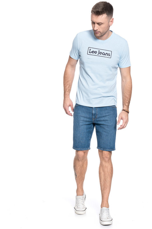 MĘSKI T-SHIRT LEE LEE JEANS TEE SKY BLUE L65LFENR