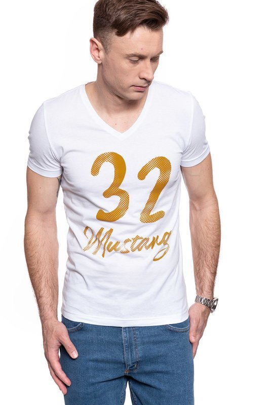 MĘSKI T-SHIRT MUSTANG AARON V BASIC 1009904 2045