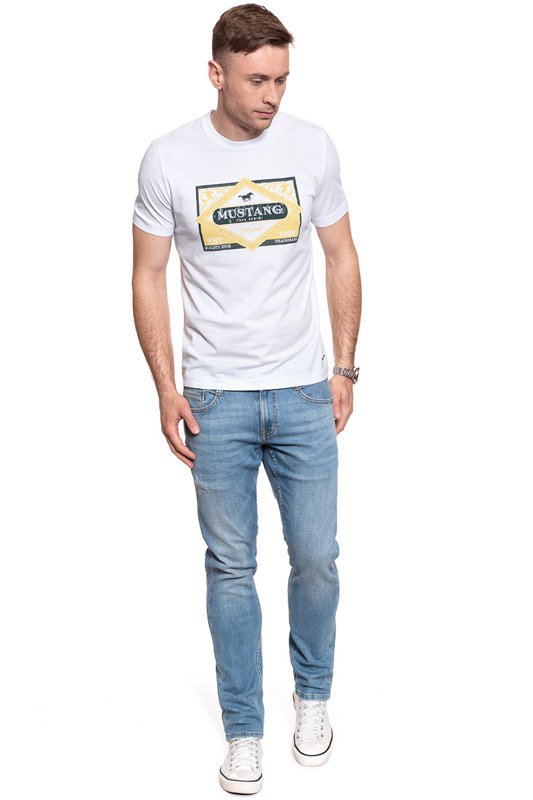 MĘSKI T-SHIRT MUSTANG ALEX C PRINT 1009504 2045