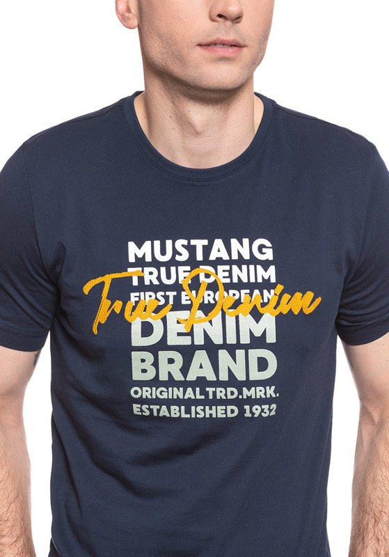 MĘSKI T-SHIRT MUSTANG ALEX C PRINT 1009917 4136