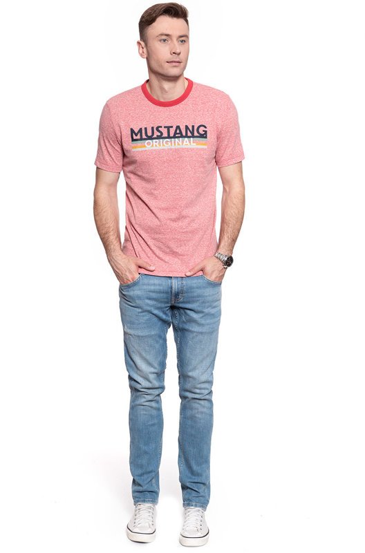 MĘSKI T-SHIRT MUSTANG ALEX C PRINT 1009923 8347