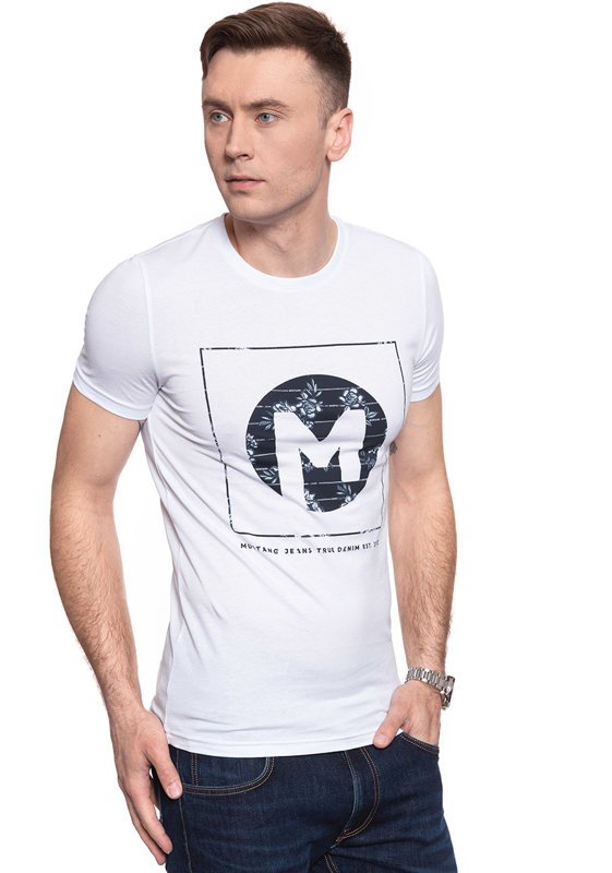 MĘSKI T-SHIRT MUSTANG Aaron C Print 1009910 2045