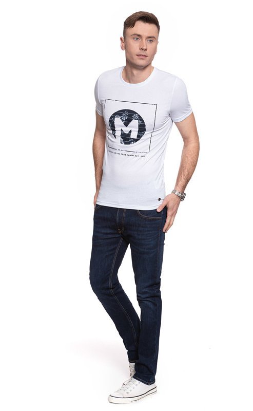 MĘSKI T-SHIRT MUSTANG Aaron C Print 1009910 2045