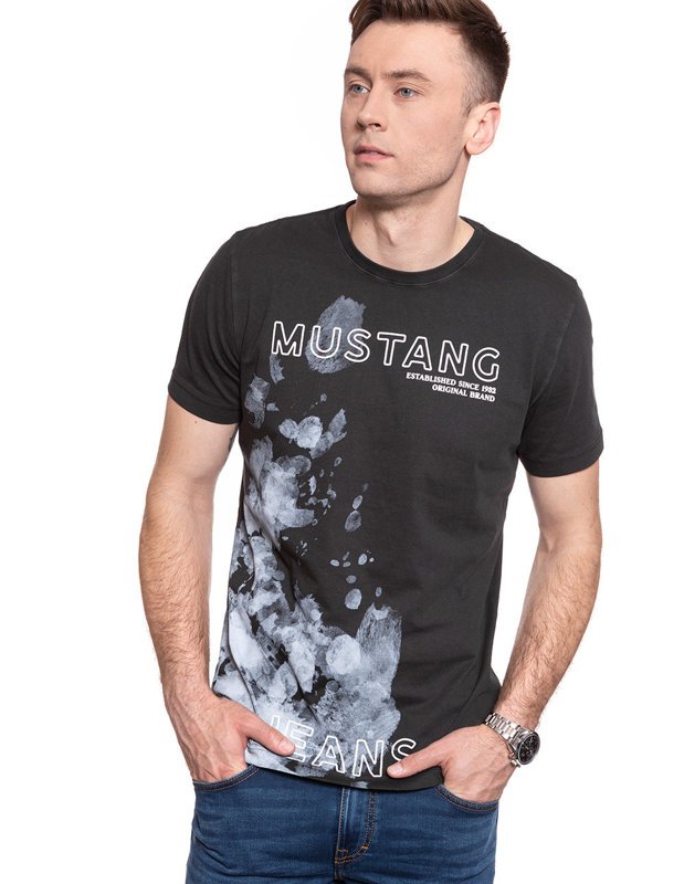 MĘSKI T-SHIRT MUSTANG Alex C Print 1009947 4142