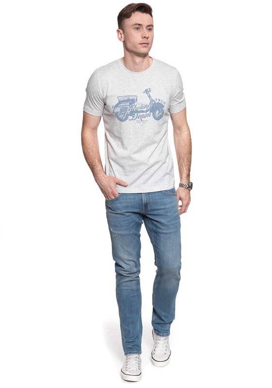 MĘSKI T-SHIRTMUSTANG ALEX C PRINT 1008962 2064