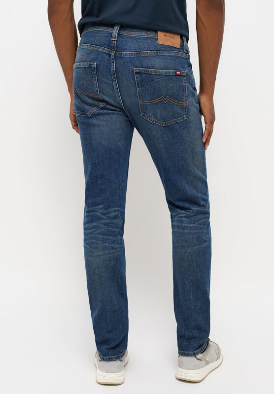 MĘSKIE SPODNIE JEANSOWE MUSTANG ORLANDO SLIM DENIM BLUE 1014599 5000 773