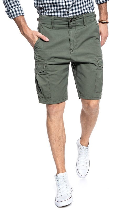 MĘSKIE SZORTY MATERIAŁOWE LEE FATIGUE SHORTS KHAKI L73BCJ14