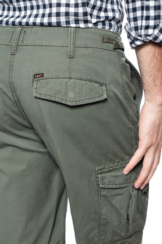 MĘSKIE SZORTY MATERIAŁOWE LEE FATIGUE SHORTS KHAKI L73BCJ14