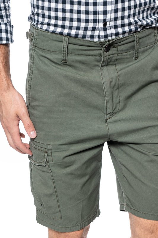 MĘSKIE SZORTY MATERIAŁOWE LEE FATIGUE SHORTS KHAKI L73BCJ14