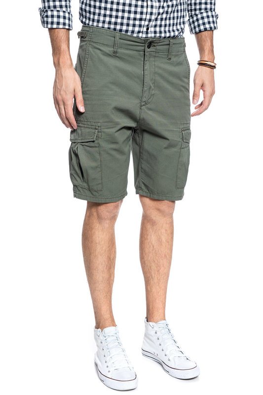 MĘSKIE SZORTY MATERIAŁOWE LEE FATIGUE SHORTS KHAKI L73BCJ14