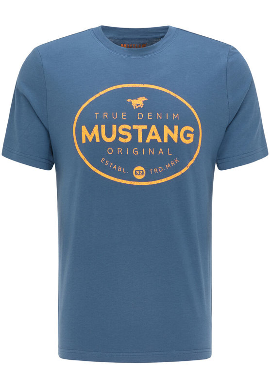 MUSTANG Alex C Print  MĘSKI T-SHIRT NADRUK LOGO 1010676 5229