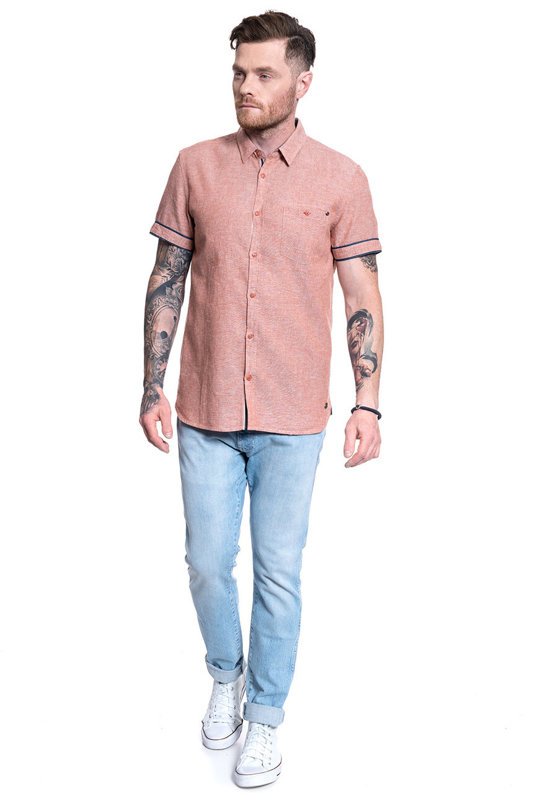 MUSTANG Chris Linen Shirt 1009579 7103