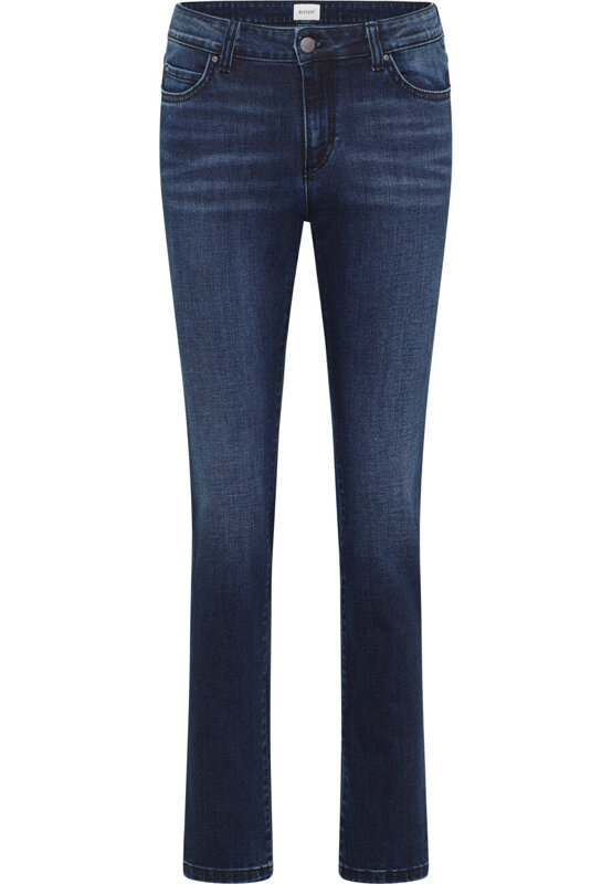 MUSTANG DAMSKIE SPODNIE JEANSOWE JEANSY CROSBY RELAXED SLIM DENIM BLUE 1013587 5000 802