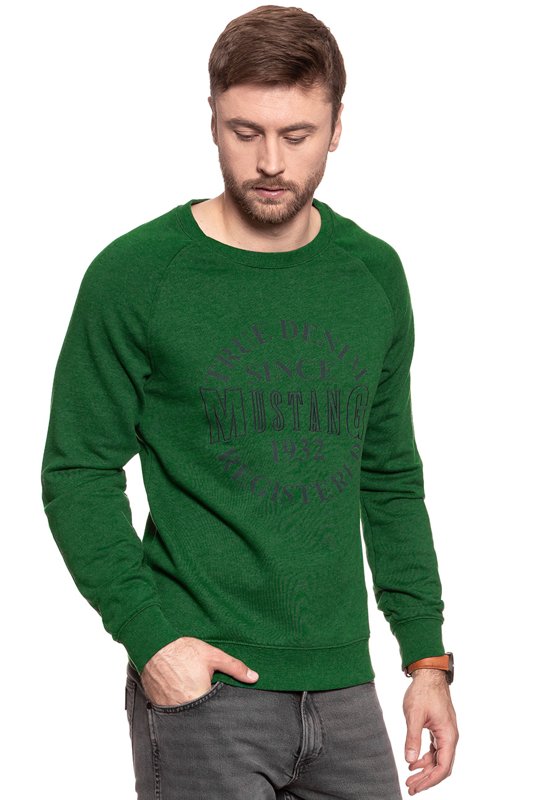 MUSTANG Embro Sweatshirt MĘSKI SWETER KLASYCZNY EDEN 1006627 6489