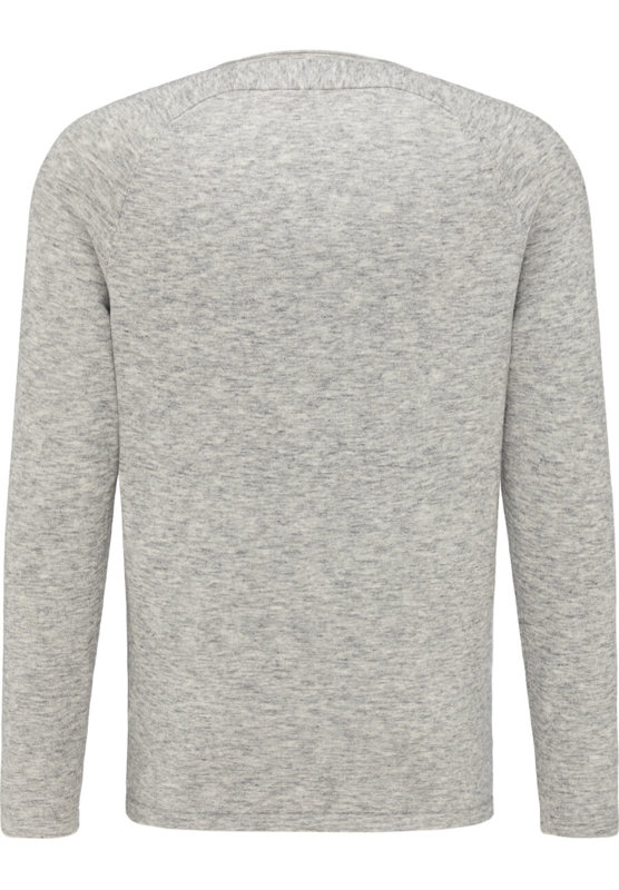 MUSTANG Emil C Raglan Light MĘSKI SWETER GREY MELANGE 1008630 4141