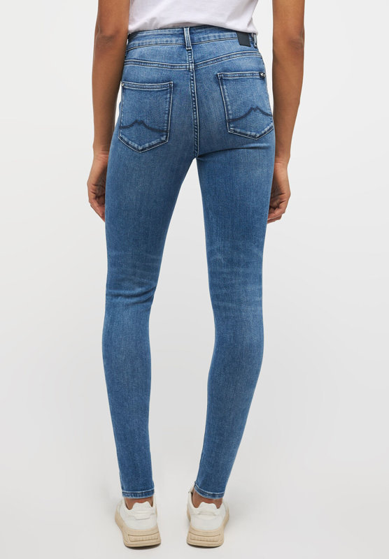 MUSTANG GEORGIA SUPER SKINNY DAMSKIE SPODNIE JEANSOWE JEANSY DENIM BLUE 1013578 5000 682