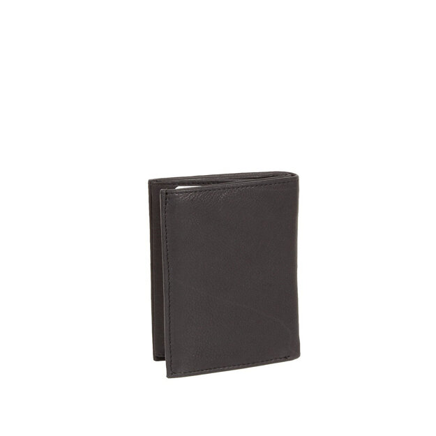 MUSTANG Livorno Wallet Tall Model UNIWERSALNY SKÓRZANY PORTFEL PREMIUM POJEMNY NA KARTY SKÓRA BLACK 06.103200