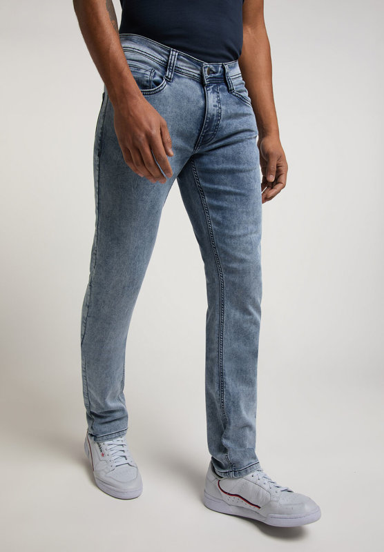 MUSTANG MĘSKIE SPODNIE JEANSOWE OREGON TAPERED K DENIM BLUE 1012681 5000 413