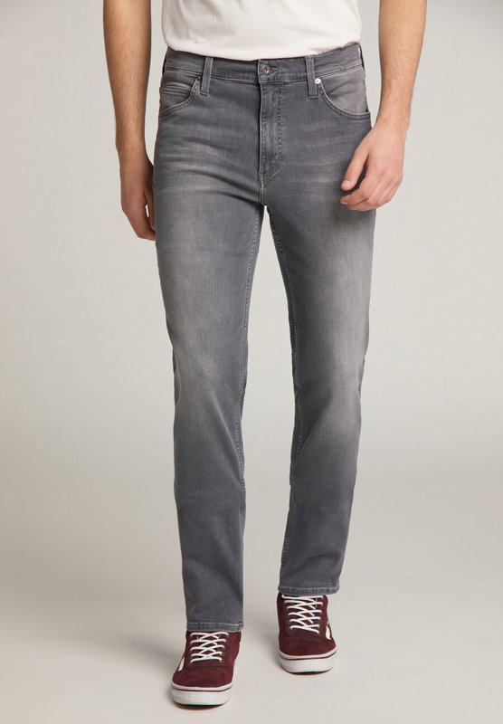 MUSTANG MĘSKIE SPODNIE JEANSOWE TRAMPER TAPERED DENIM GREY 1011344 4500 883