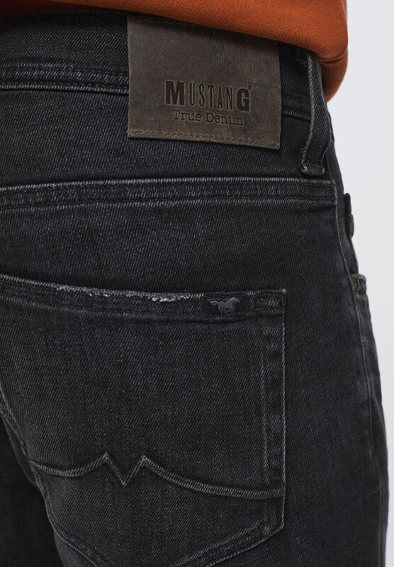 MUSTANG OREGON TAPERED MĘSKIE SPODNIE JEANSOWE DENIM BLACK 1013207 4000 983