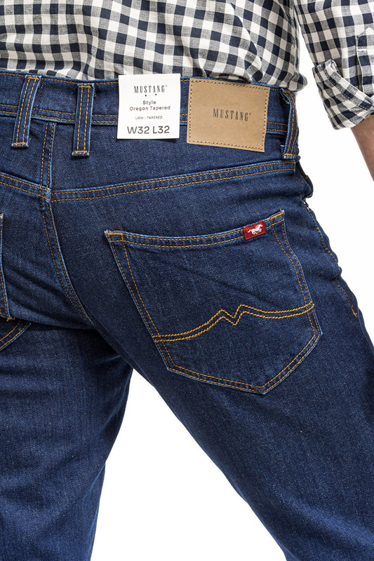 MUSTANG OREGON TAPERED MĘSKIE SPODNIE JEANSOWE JEANS DENIM BLUE 1014042 5000 940