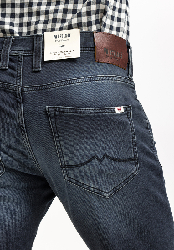 MUSTANG OREGON TAPERED MĘSKIE SPODNIE JEANSOWE JEANSY DŻINSY DENIM BLUE 1012994 5000 883