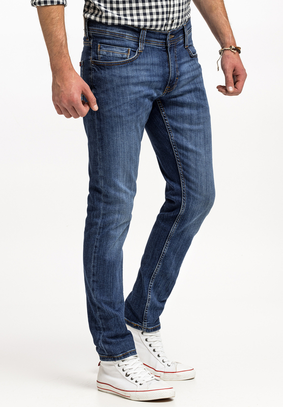 MUSTANG OREGON TAPERED MĘSKIE SPODNIE JEANSOWE JEANSY DŻINSY DENIM BLUE 1014041 5000 883