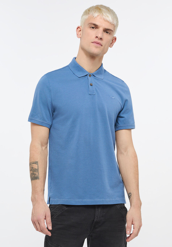 MUSTANG PABLO PC POLO MĘSKI T-SHIRT KOSZULKA LOGO MOONLIGHT BLUE 1013818 5169
