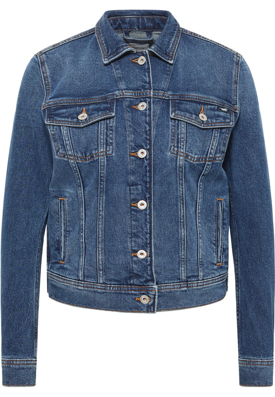 MUSTANG SANTA ROSA DENIM JACKET DAMSKA KURTKA JEANSOWA NA GUZIKI PRZEJŚCIOWA DENIM BLUE 1015593 5000 681