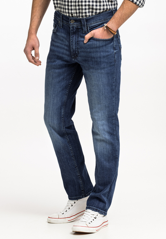 MUSTANG STYLE WASHINGTON MĘSKIE SPODNIE JEANSOWE JEANSY DŻINSY DENIM BLUE 1013944 5000 883