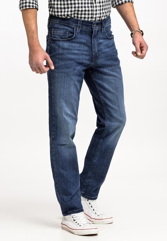 MUSTANG STYLE WASHINGTON MĘSKIE SPODNIE JEANSOWE JEANSY DŻINSY DENIM BLUE 1013944 5000 883