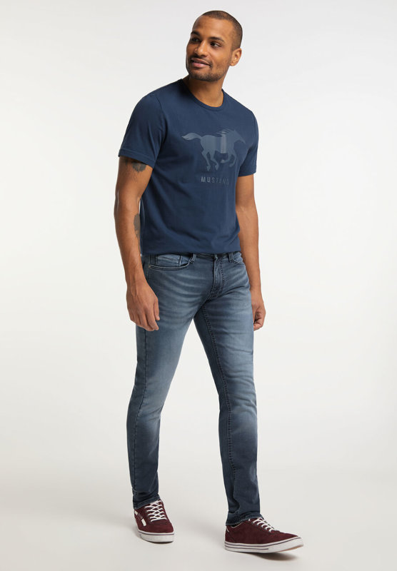 MUSTANG Style Oregon Tapered K MĘSKIE SPODNIE JEANSOWE DENIM BLUE 1011326 5000 683