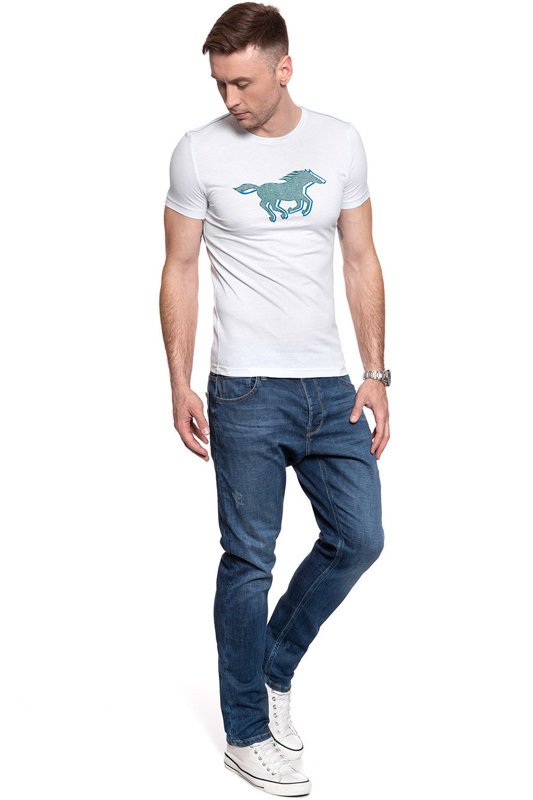 MUSTANG T SHIRT Aaron C Print 1009522 2045