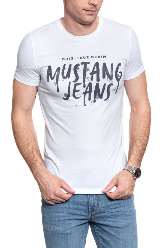 MUSTANG T SHIRT Aaron C Print 1009531 2045