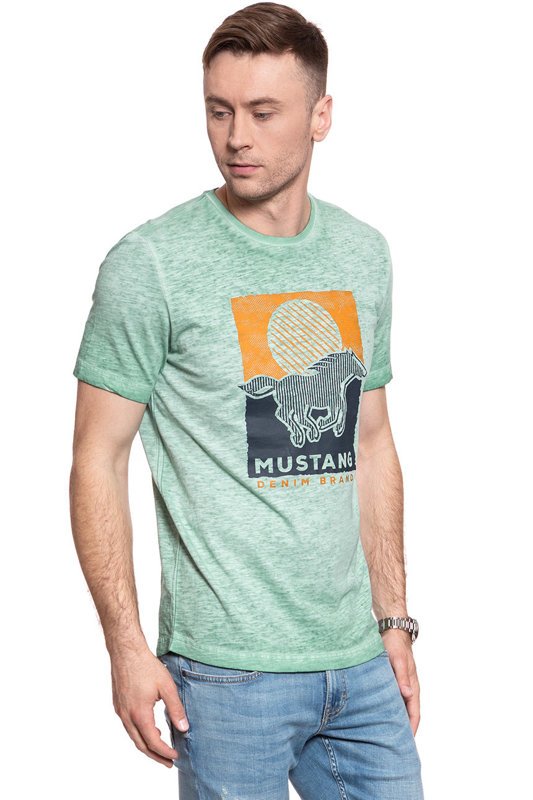 MUSTANG T SHIRT Alex C Print 1009524 6398