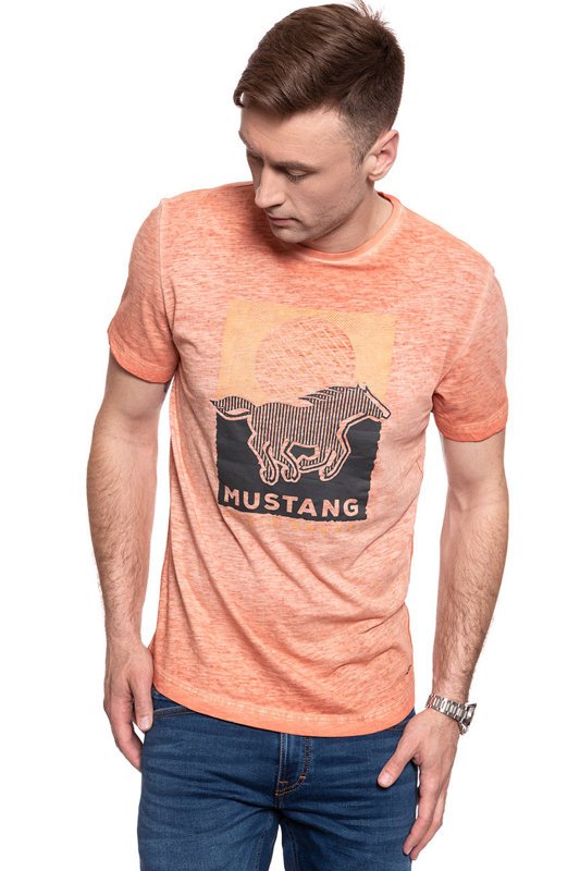 MUSTANG T SHIRT Alex C Print 1009524 7103