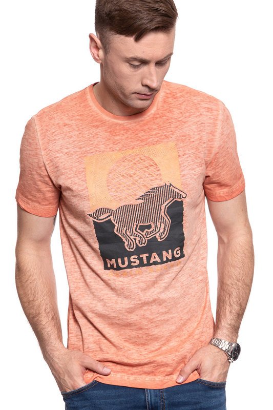 MUSTANG T SHIRT Alex C Print 1009524 7103