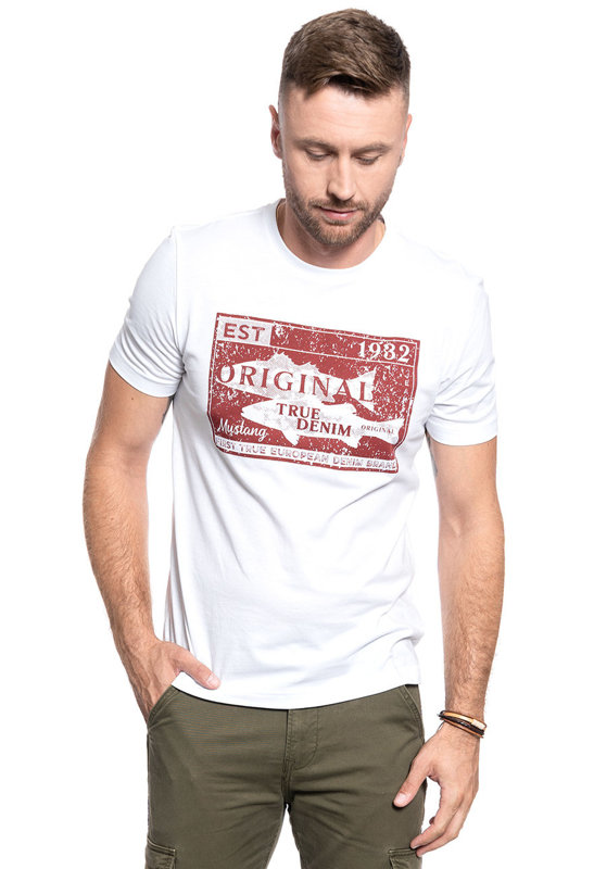 MUSTANG T SHIRT Alex C Print general White general White 1009939 2045