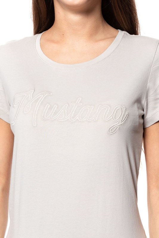 MUSTANG T SHIRT DAMSKI Alexia C Embro Dove 1009060 4025